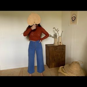 Madewell Emmett wise leg cropped button fly pants